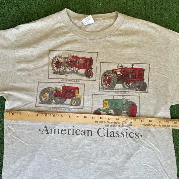 Vintage American Classics Tractor Farming Tee Shirt Size Large - Picture 4 of 8